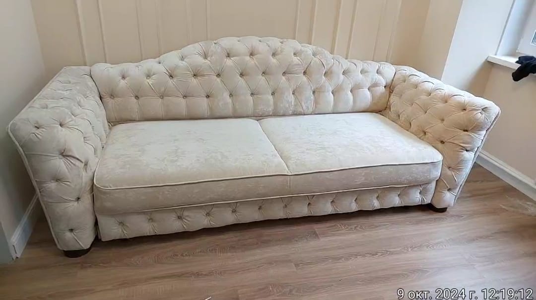 Замена обивки дивана на дому. Старая Русса