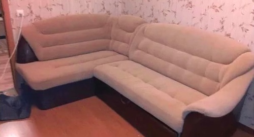 Перетяжка углового дивана. Старая Русса